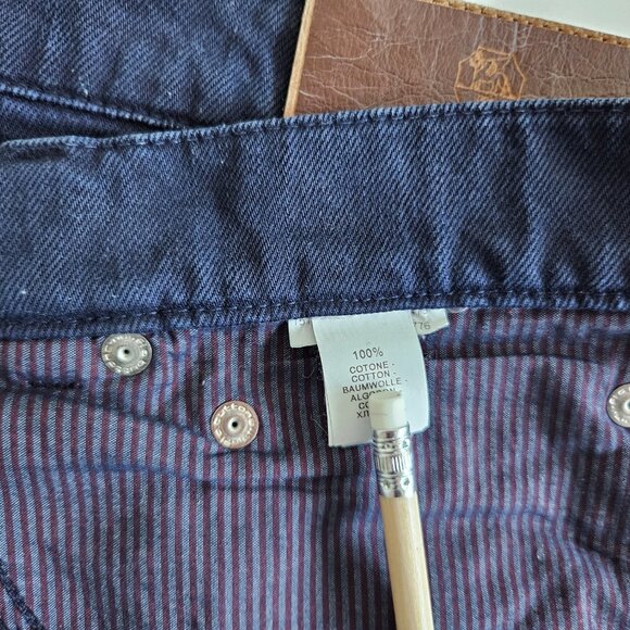 Brunello Cucinelli Men’s Slim Fit Five-Pocket Jeans – US 32 (IT 48), Dark Wash - Picture 15 of 15